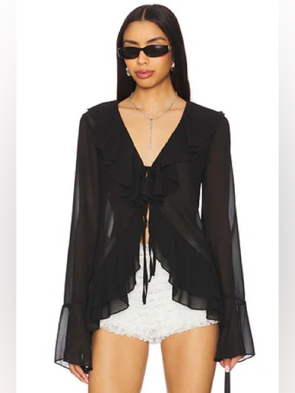 MORE TO COME Alisia Top in Black, Small